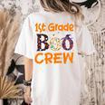 1st Grade Boo Crew First Grade Halloween Teacher Women's Comfort Colors T-Shirt Back Print Ivory 1st Grade Boo Crew First Grade Halloween Teacher Women's Comfort Colors T-Shirt Back Print Ivory