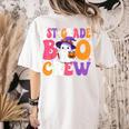 1st Grade Boo Crew Halloween First Grade Halloween Teacher Women's Comfort Colors T-Shirt Back Print Ivory 1st Grade Boo Crew Halloween First Grade Halloween Teacher Women's Comfort Colors T-Shirt Back Print Ivory