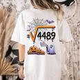 4489 Square Root 67 Math Teacher Halloween Costume Professor Women's Comfort Colors T-Shirt Back Print Ivory 4489 Square Root 67 Math Teacher Halloween Costume Professor Women's Comfort Colors T-Shirt Back Print Ivory