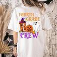 4th Grade Boo Crew Teacher Student Halloween Costume Women's Comfort Colors T-Shirt Back Print Ivory 4th Grade Boo Crew Teacher Student Halloween Costume Women's Comfort Colors T-Shirt Back Print Ivory