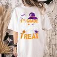 My 4th Grade Students Are a Treat Teacher Halloween Witch For Men Women Kids Women's Comfort Colors T-Shirt Back Print Ivory My 4th Grade Students Are a Treat Teacher Halloween Witch For Men Women Kids Women's Comfort Colors T-Shirt Back Print Ivory