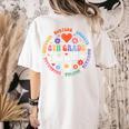 8th Grade Dream Team Eighth Grade Teacher Kid Back To School Women's Comfort Colors T-Shirt Back Print Ivory