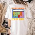 AAC Awareness AAC Teacher It's Not A Screen It's My Voice Men Women Women's Comfort Colors T-Shirt Back Print Ivory