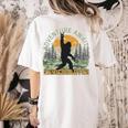 Adventure Awaits Bigfoot Teacher Kindergarten Back To School Women's Comfort Colors T-Shirt Back Print Ivory Adventure Awaits Bigfoot Teacher Kindergarten Back To School Women's Comfort Colors T-Shirt Back Print Ivory