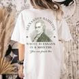 Alexander Hamilton Wrote 51 Essays In 6 Months Teacher Quote Women's Comfort Colors T-Shirt Back Print Ivory Alexander Hamilton Wrote 51 Essays In 6 Months Teacher Quote Women's Comfort Colors T-Shirt Back Print Ivory