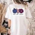 American Flag Teach Love Freedom Preschool Teacher 4th July Women's Comfort Colors T-Shirt Back Print Ivory American Flag Teach Love Freedom Preschool Teacher 4th July Women's Comfort Colors T-Shirt Back Print Ivory