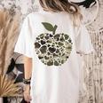 Apple Hearts Teacher Camouflage Clothing School Camo Apple For Men Women Girls Kids Women's Comfort Colors T-Shirt Back Print Ivory Apple Hearts Teacher Camouflage Clothing School Camo Apple For Men Women Girls Kids Women's Comfort Colors T-Shirt Back Print Ivory