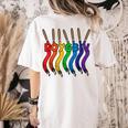 Art Teacher For Women Art Teacher Clothes Women's Comfort Colors T-Shirt Back Print Ivory