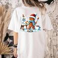 Artist Gingerbread Painter Art Teacher Student Christmas Women's Comfort Colors T-Shirt Back Print Ivory Artist Gingerbread Painter Art Teacher Student Christmas Women's Comfort Colors T-Shirt Back Print Ivory