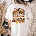 Autumn Fall SPED ED Teacher Thankful Grateful Pumpkin Retro Women's Comfort Colors T-Shirt Back Print Ivory Autumn Fall SPED ED Teacher Thankful Grateful Pumpkin Retro Women's Comfort Colors T-Shirt Back Print Ivory