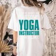 This Is What An Awesome Yoga Instructor Yoga Teacher Women's Comfort Colors T-Shirt Back Print Ivory This Is What An Awesome Yoga Instructor Yoga Teacher Women's Comfort Colors T-Shirt Back Print Ivory