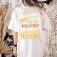 Back To School Dinosaur Social Studies Teacher Student Women's Comfort Colors T-Shirt Back Print Ivory Back To School Dinosaur Social Studies Teacher Student Women's Comfort Colors T-Shirt Back Print Ivory