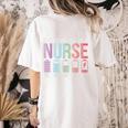 Battery Life Of A Nurse School Teacher Appreciation Women's Comfort Colors T-Shirt Back Print Ivory