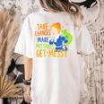 Beauty Teacher Take Chances Make Mistakes Get Messy Women's Comfort Colors T-Shirt Back Print Ivory Beauty Teacher Take Chances Make Mistakes Get Messy Women's Comfort Colors T-Shirt Back Print Ivory