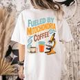 Biology Teacher Science Fueled By Mitochondria Coffee Women's Comfort Colors T-Shirt Back Print Ivory Biology Teacher Science Fueled By Mitochondria Coffee Women's Comfort Colors T-Shirt Back Print Ivory