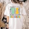 Braille Teacher Of The Visually Impaired Groovy VI Teacher Women's Comfort Colors T-Shirt Back Print Ivory Braille Teacher Of The Visually Impaired Groovy VI Teacher Women's Comfort Colors T-Shirt Back Print Ivory