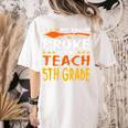 My Broom Broke So Now I Teach 5th Grade Halloween Teacher Women's Comfort Colors T-Shirt Back Print Ivory My Broom Broke So Now I Teach 5th Grade Halloween Teacher Women's Comfort Colors T-Shirt Back Print Ivory
