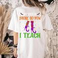 My Broom Broke So Now I Teach Teacher Witch Halloween Women's Comfort Colors T-Shirt Back Print Ivory My Broom Broke So Now I Teach Teacher Witch Halloween Women's Comfort Colors T-Shirt Back Print Ivory