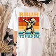 Bruh It's Field Day Teacher Happy Field Day Dabbing Boy Women's Comfort Colors T-Shirt Back Print Ivory Bruh It's Field Day Teacher Happy Field Day Dabbing Boy Women's Comfort Colors T-Shirt Back Print Ivory
