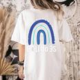 Bulldogs School Mascot Rainbow Teacher Lover Women's Comfort Colors T-Shirt Back Print Ivory Bulldogs School Mascot Rainbow Teacher Lover Women's Comfort Colors T-Shirt Back Print Ivory