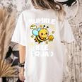 Bumble Bee Squad Honey Bumblebee Teacher Team Group Women's Comfort Colors T-Shirt Back Print Ivory