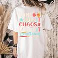 Some Call It Chaos We Call It Fifth Grade 5th Grade Teacher Women's Comfort Colors T-Shirt Back Print Ivory Some Call It Chaos We Call It Fifth Grade 5th Grade Teacher Women's Comfort Colors T-Shirt Back Print Ivory