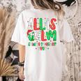 All Calm Said No Teacher Teacher Christmas Lights Women's Comfort Colors T-Shirt Back Print Ivory All Calm Said No Teacher Teacher Christmas Lights Women's Comfort Colors T-Shirt Back Print Ivory