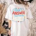 I Can't Answer That For You Staar Test Teacher Testing Day Women's Comfort Colors T-Shirt Back Print Ivory I Can't Answer That For You Staar Test Teacher Testing Day Women's Comfort Colors T-Shirt Back Print Ivory