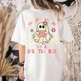 You Can't Scare Me I'm A SPED Teacher Crew Squad Halloween Women's Comfort Colors T-Shirt Back Print Ivory