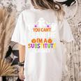 You Can't Scare Me I'm A Substitute Teacher Shirt Halloween Women's Comfort Colors T-Shirt Back Print Ivory You Can't Scare Me I'm A Substitute Teacher Shirt Halloween Women's Comfort Colors T-Shirt Back Print Ivory