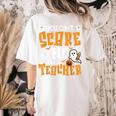 You Can't Scare Me I'm A Teacher Halloween Spooky Season Women's Comfort Colors T-Shirt Back Print Ivory You Can't Scare Me I'm A Teacher Halloween Spooky Season Women's Comfort Colors T-Shirt Back Print Ivory
