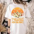 You Can't Scare Me I Teach 4th Grade Teacher Halloween Women's Comfort Colors T-Shirt Back Print Ivory You Can't Scare Me I Teach 4th Grade Teacher Halloween Women's Comfort Colors T-Shirt Back Print Ivory