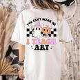 You Can't Scare Me I Teach Art Retro Teacher Ghost Halloween Women's Comfort Colors T-Shirt Back Print Ivory You Can't Scare Me I Teach Art Retro Teacher Ghost Halloween Women's Comfort Colors T-Shirt Back Print Ivory