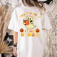 You Can't Scare Me I Teach First Grade Halloween Teacher Women's Comfort Colors T-Shirt Back Print Ivory You Can't Scare Me I Teach First Grade Halloween Teacher Women's Comfort Colors T-Shirt Back Print Ivory