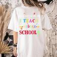 You Can't Scare Me I Teach Middle School Teacher For Men Women Women's Comfort Colors T-Shirt Back Print Ivory