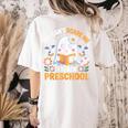 You Can't Scare Me I Teach Preschool Teacher Halloween Women's Comfort Colors T-Shirt Back Print Ivory You Can't Scare Me I Teach Preschool Teacher Halloween Women's Comfort Colors T-Shirt Back Print Ivory