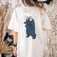 Chemistry Chemist Student Science Teacher Mole Women's Comfort Colors T-Shirt Back Print Ivory