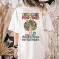 Childcare Provider Job Daycare Provider Daycare Teacher Women's Comfort Colors T-Shirt Back Print Ivory