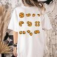 Chocolate Cookie Quick Math Fraction Math Teachers For Men Women Girls Kids Women's Comfort Colors T-Shirt Back Print Ivory Chocolate Cookie Quick Math Fraction Math Teachers For Men Women Girls Kids Women's Comfort Colors T-Shirt Back Print Ivory