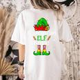 Christmas Kindergarten Elf Squad Teacher Student Women's Comfort Colors T-Shirt Back Print Ivory Christmas Kindergarten Elf Squad Teacher Student Women's Comfort Colors T-Shirt Back Print Ivory