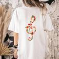 Christmas Musical Note Music Lover Teacher Sing Carols Jesus Women's Comfort Colors T-Shirt Back Print Ivory Christmas Musical Note Music Lover Teacher Sing Carols Jesus Women's Comfort Colors T-Shirt Back Print Ivory