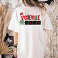 Christmas Science Teacher Santa Educator Chemical Elements Women's Comfort Colors T-Shirt Back Print Ivory Christmas Science Teacher Santa Educator Chemical Elements Women's Comfort Colors T-Shirt Back Print Ivory