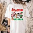 Christmas Sped Teacher Tis The Season For Inclusion Women Women's Comfort Colors T-Shirt Back Print Ivory Christmas Sped Teacher Tis The Season For Inclusion Women Women's Comfort Colors T-Shirt Back Print Ivory