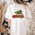 Christmas Teacher Squad Festive Car Tree Lights Xmas Women's Comfort Colors T-Shirt Back Print Ivory Christmas Teacher Squad Festive Car Tree Lights Xmas Women's Comfort Colors T-Shirt Back Print Ivory
