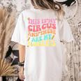 This Is My Circus And These Are My Monkeys School Teacher Women's Comfort Colors T-Shirt Back Print Ivory This Is My Circus And These Are My Monkeys School Teacher Women's Comfort Colors T-Shirt Back Print Ivory