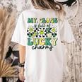 My Class Is Full Of Lucky Charms St Patricks Day Teacher Women's Comfort Colors T-Shirt Back Print Ivory