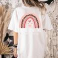 Coffee Gives Me Teacher Powers Leopard Rainbow Teacher Women's Comfort Colors T-Shirt Back Print Ivory Coffee Gives Me Teacher Powers Leopard Rainbow Teacher Women's Comfort Colors T-Shirt Back Print Ivory