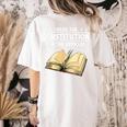 Cool History Teacher Read The Constitution For The Articles Women's Comfort Colors T-Shirt Back Print Ivory
