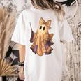 Coquette Music Note Patchwork Ghost Music Teacher Halloween Women's Comfort Colors T-Shirt Back Print Ivory Coquette Music Note Patchwork Ghost Music Teacher Halloween Women's Comfort Colors T-Shirt Back Print Ivory