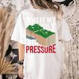 Couldn't Take The Pressure Geology Earth Science Teacher Women's Comfort Colors T-Shirt Back Print Ivory
